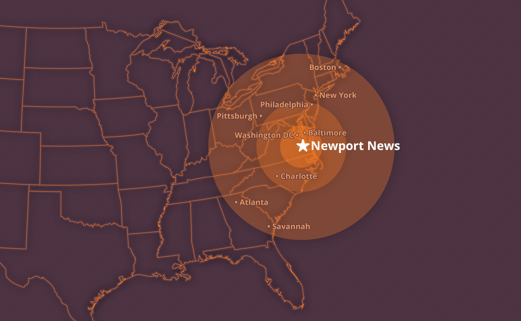 Newport News Map